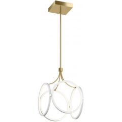 Quintiesse Ciri QNCIRIPWH lampa wisząca 1x45 W złota