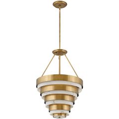 Quintiesse Echelon QNECHELON4P lampa wisząca 4x40 W mosiądz