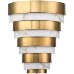 Quintiesse Echelon QNECHELONW kinkiet 1x12 W mosiądz