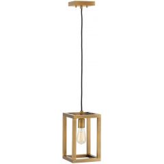 Quintiesse Ensemble QNENSEMBLE1PBB lampa wisząca 1x60 W brązowa