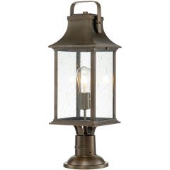 Quintiesse Grant QNGRANT3LBU lampa stojąca zewnętrzna 1x60 W brązowa
