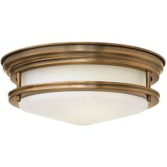 Quintiesse Hadrian QNHADRIANFSBROPAL lampa podsufitowa 2x40 W szkło opalizowane-brązowa
