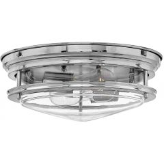 Quintiesse Hadrian QNHADRIANFSCMCLEAR lampa podsufitowa 2x40 W chrom-przezroczysta