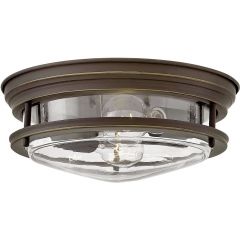 Quintiesse Hadrian QNHADRIANFSOZCLEAR lampa podsufitowa 2x40 W przezroczysta-brązowa