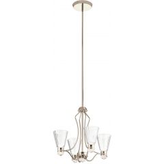 Quintiesse Kayva QNKAYVA9PN lampa wisząca x24 W nikiel