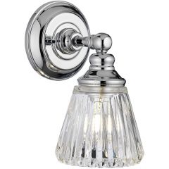 Quintiesse Keynes QNKEYNES1BATH kinkiet 1x3 W chrom-przezroczysty
