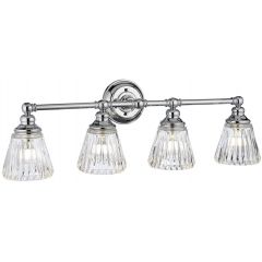Quintiesse Keynes QNKEYNES4BATH kinkiet 4x3 W chrom-przezroczysty