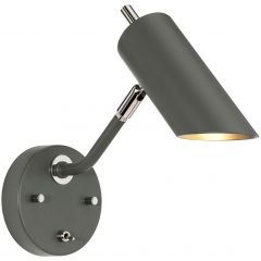 Elstead Lighting Quinto QUINTO1GPN kinkiet 1x8 W szary-nikiel