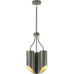 Elstead Lighting Quinto QUINTO3GPN lampa wisząca 3x8 W szary/popielaty-nikiel