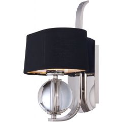 Elstead Lighting Gotham QZGOTHAM1 kinkiet 1x3 W srebrny