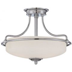 Elstead Lighting Griffin QZGRIFFINSFSC lampa podsufitowa 3x60 W chrom