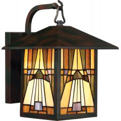 Elstead Lighting Inglenook Outdoor QZINGLENOOK2M kinkiet zewnętrzny 1x60 W brązowy
