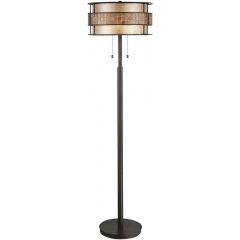 Elstead Lighting Laguna QZLAGUNAFLA lampa stojąca 2x60 W miedź