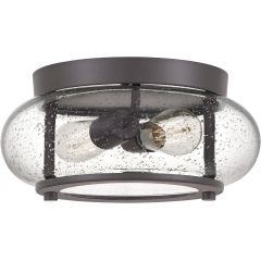 Elstead Lighting Trilogy QZTRILOGYFSOZ plafon 2x40 W brązowy