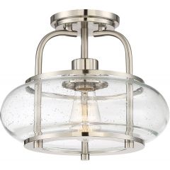 Elstead Lighting Trilogy QZTRILOGYSFSBN lampa podsufitowa 1x60 W nikiel