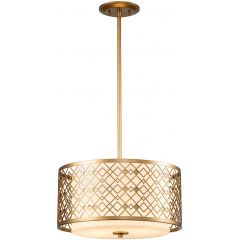 Elstead Lighting Ziggy ZIGGY2PMLG lampa wisząca 2x60 W złota