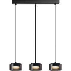 Goldlux Ofelia 331281 lampa wisząca 3x10 W czarna