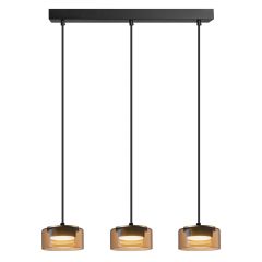 Goldlux Ofelia 331298 lampa wisząca 3x10 W czarna