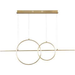 Goldlux Laura 331809 lampa wisząca 1x42 W złota