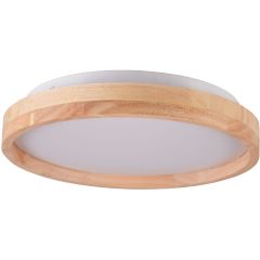 Goldlux Janusz 331908 plafon 1x12 W biały-drewno