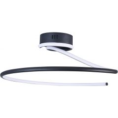 Goldlux Diuna 335722 lampa podsufitowa 1x34 W biała-czarna