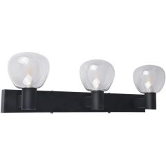 Goldlux Pola 336033 kinkiet 3x5 W czarny-przezroczysty