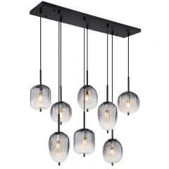 Globo Lighting Attila 152158 lampa wisząca powyżej 6x40 W czarna