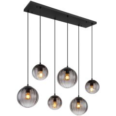 Globo Lighting Dallerta 152166 lampa wisząca 6x60 W czarna