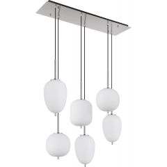 Globo Lighting Blacky I 153456NO lampa wisząca 6x40 W biały