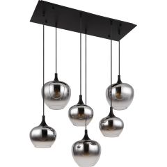 Globo Lighting Maxy 155486H lampa wisząca 6x40 W czarny