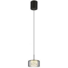 Globo Lighting Fogsy 15634 lampa wisząca 1x6 W czarna