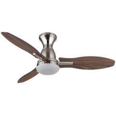 Globo Lighting Gale 03671N lampowentylator podsufitowy 1x22 W biała-drewno-nikiel