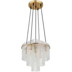 Globo Lighting Gorley 15698H2M lampa wisząca 5x40 W złota