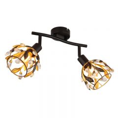 Globo Lighting Mika 157592 lampa podsufitowa 2x25 W czarna