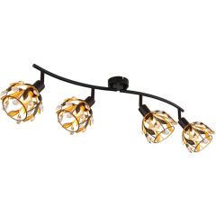 Globo Lighting Mika 157594 lampa podsufitowa 4x25 W czarna