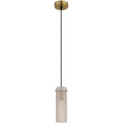 Globo Lighting Karolo 15775H lampa wisząca 1x40 W złota-bursztynowa Globo Lighting Karolo 15775H lampa wisząca 1x40 W złota-bursztynowa