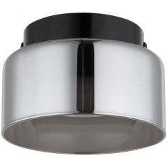 Globo Lighting Higgins 16055DS lampa podsufitowa 1x6 W czarna-przydymiona