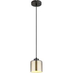 Globo Lighting Felicia 16056H lampa wisząca 1x60 W czarna-chrom