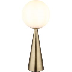 Globo Lighting Polina 21031M lampa stołowa 1x40 W biała-mosiądz