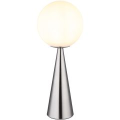 Globo Lighting Polina 21031N lampa stołowa 1x40 W biała-nikiel