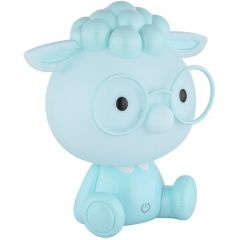 Globo Lighting Sheepy 21760B lampka nocna dziecięca 1x1 W niebieska Globo Lighting Sheepy 21760B lampka nocna dziecięca 1x1 W niebieska