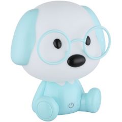 Globo Lighting Puppy 21761B lampka nocna dziecięca 1x1 W niebieska