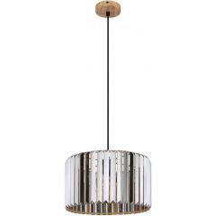 Globo Lighting Run 30229146 lampa wisząca 1x60 W przydymiona