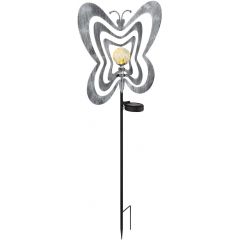 Globo Lighting Solar 36581 lampa solarna stojąca 1x0.06 W czarny-szara-srebrny