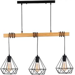 Goldlux Vigo 314673 lampa wisząca 3x20 W czarna