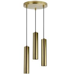 Goldlux Napoli 317988 lampa wisząca 3x8 W złota