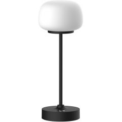 Goldlux Gwinea 329875 lampa stołowa 1x2 W biała-czarna