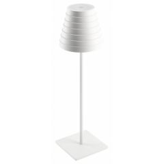 GTV Fizzi LDFIZZI00DEC lampa stołowa 1x2.5 W biała