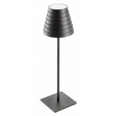 GTV Fizzi LDFIZZI10DEC lampa stołowa 1x2.5 W czarna