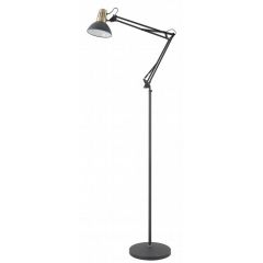 GTV Artemia LPARTFE2710DEC lampa stojąca 1x40 W czarna-złota